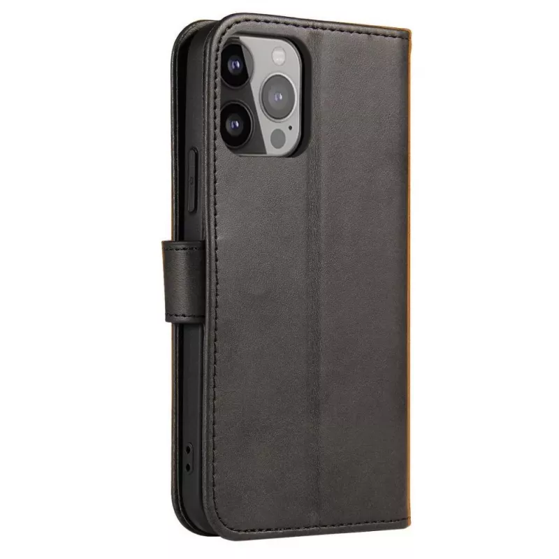 Hurtel Funda con imán para TCL 20 Pro 5G Funda tipo cartera con soporte Negro