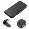 Hurtel Magnet Case funda elegante con solapa y función de soporte para OnePlus Nord N200 5G negro