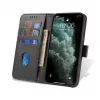 Hurtel Magnet Case funda elegante con solapa y función de soporte para OnePlus Nord N200 5G negro