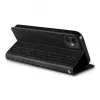 Hurtel Magnet Strap Case para iPhone 13 Mini - Funda Cartera con Colgante Mini Lanyard - Negro