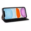 Hurtel Magnet Strap Case para iPhone 13 Mini - Funda Cartera con Colgante Mini Lanyard - Negro