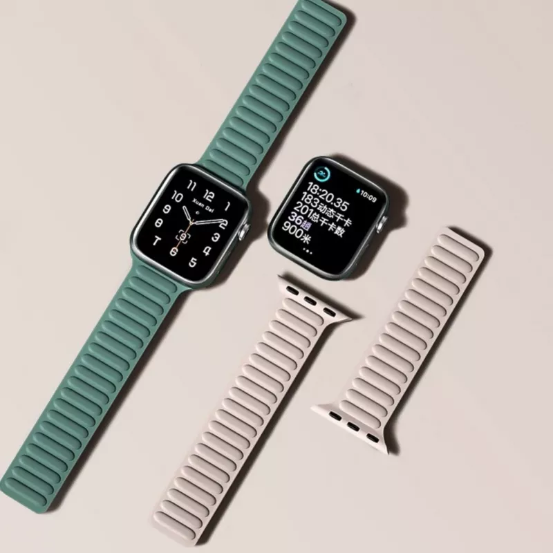 Hurtel pulsera con correa magnética para Apple Watch 38/40 mm - Negro