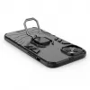 Hurtel Funda Ring Armor para iPhone 14 Plus, funda blindada con soporte magnético, anillo, negra