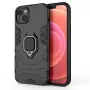 Hurtel Funda Ring Armor para iPhone 14 Plus, funda blindada con soporte magnético, anillo, negra