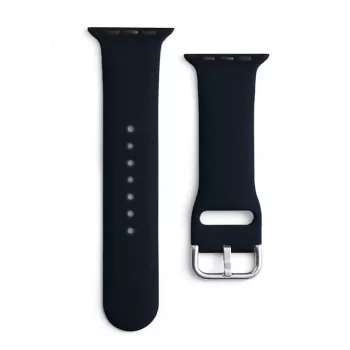 Hurtel Correa de silicona APS para Apple Watch 38/40/41mm correa de reloj - negra