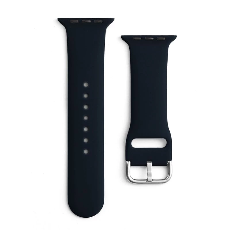 Hurtel Correa de silicona APS para Apple Watch 38/40/41mm correa de reloj - negra
