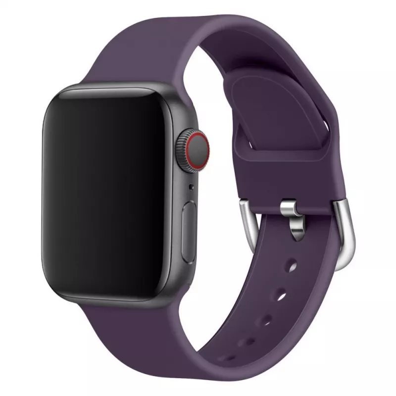 Hurtel Correa de silicona APS para Apple Watch 38/40/41mm correa de reloj - negra