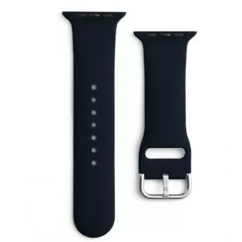 Hurtel Correa de silicona APS para Apple Watch 38/40/41mm correa de reloj - negra
