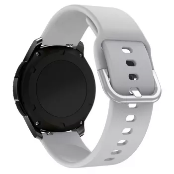 Hurtel Correa de silicona TYS Band para Samsung Galaxy Watch 40 / 41 / 42 / 43 / 44 mm - Gris