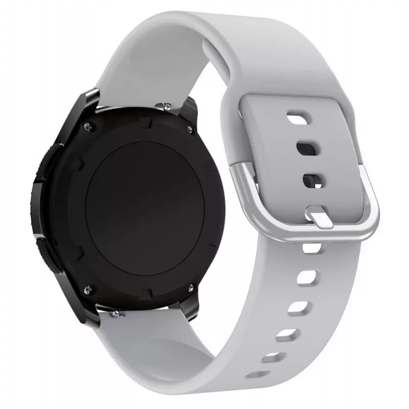 Hurtel Correa de silicona TYS Band para Samsung Galaxy Watch 40 / 41 / 42 / 43 / 44 mm - Gris