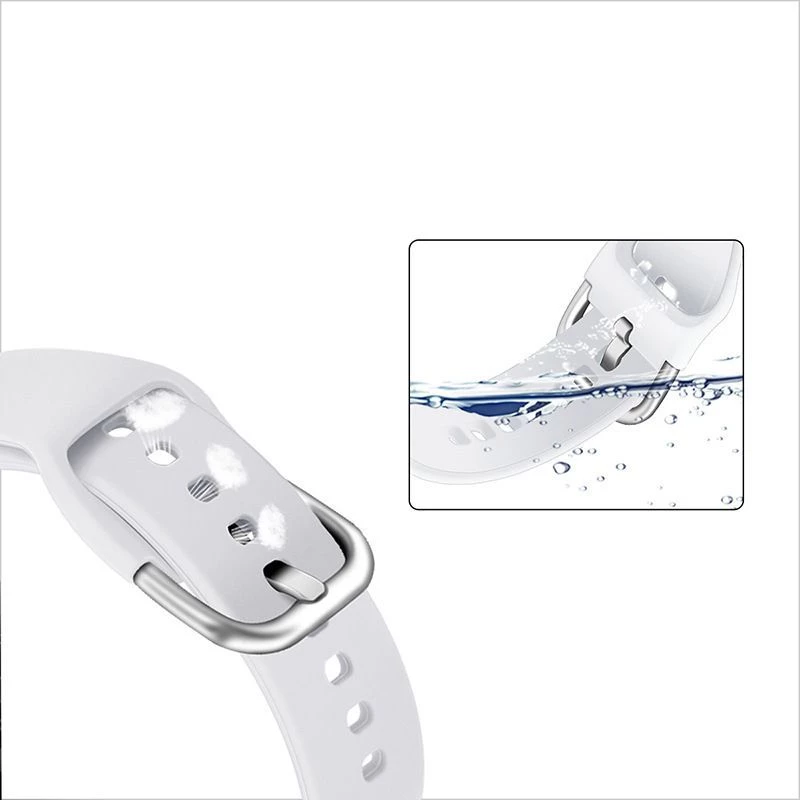 Hurtel Correa de silicona TYS Band para Samsung Galaxy Watch 40 / 41 / 42 / 43 / 44 mm - Gris