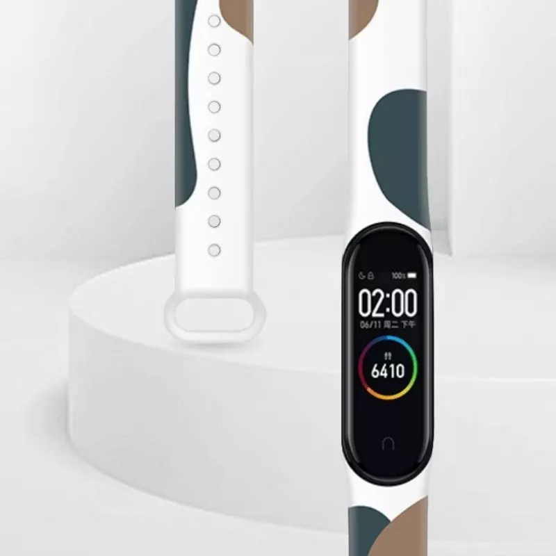 Hurtel Correa Moro para Xiaomi Mi Band 6 / Mi Band 5, correa de silicona para reloj Camo