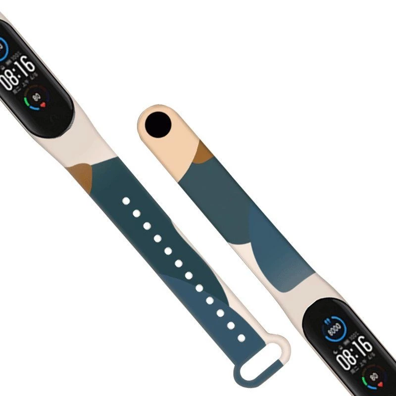 Hurtel Correa Moro para Xiaomi Mi Band 6 / Mi Band 5, correa de silicona para reloj Camo