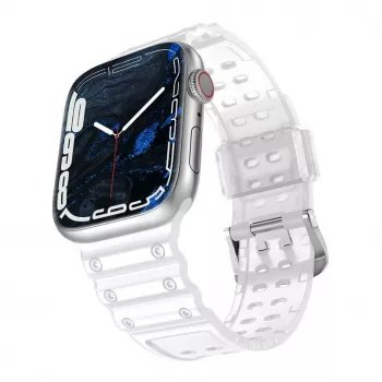 Hurtel correa Strap Triple Protection para Apple Watch 42/44/45/49 mm - transparente