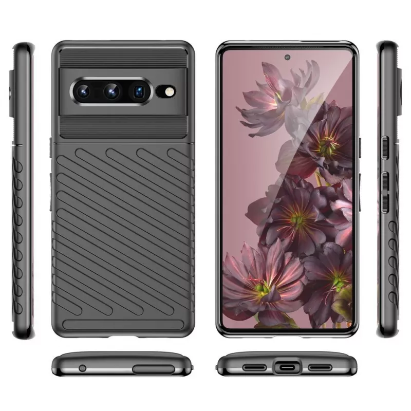 Hurtel funda flexible blindada Thunder para Google Pixel 7 Pro negra