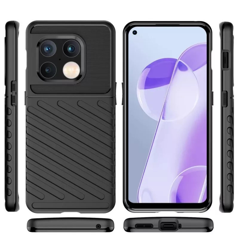 Hurtel Funda Thunder Case Flexible Blindada para OnePlus 10 Pro Negra