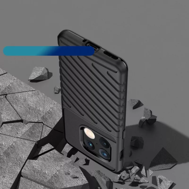 Hurtel Funda Thunder Case Flexible Blindada para OnePlus 10 Pro Negra