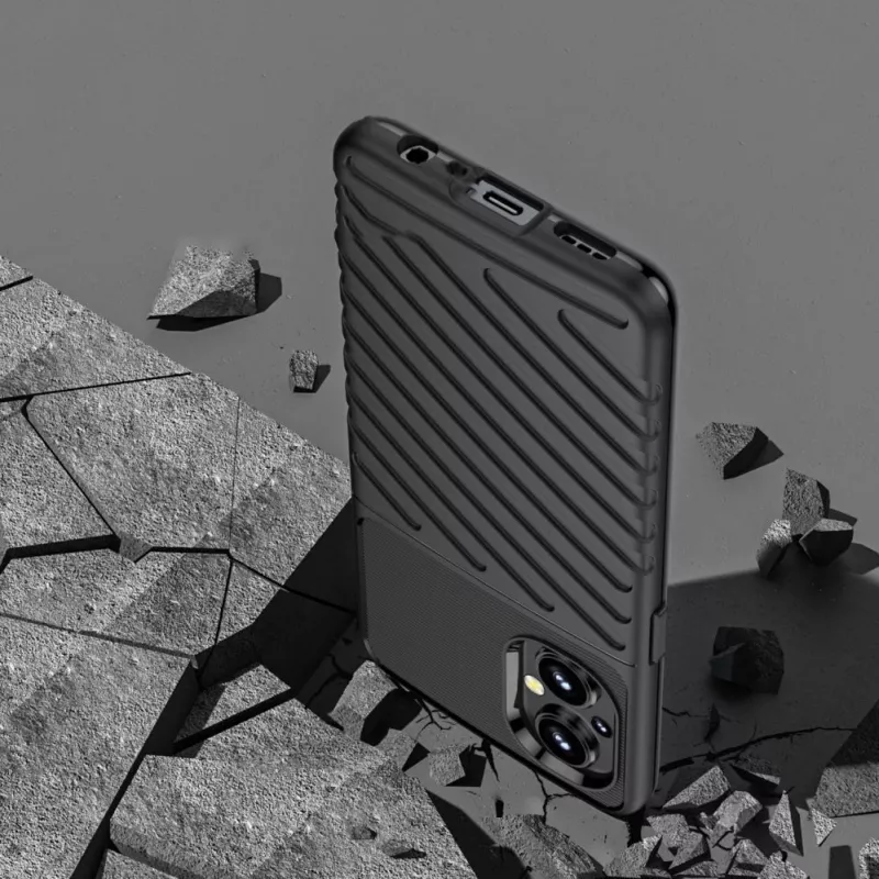 Hurtel Funda Thunder Case Flexible Blindada para OnePlus Nord N20 5G Negra