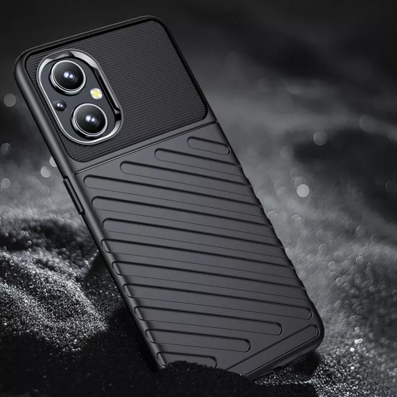 Hurtel Funda Thunder Case Flexible Blindada para OnePlus Nord N20 5G Negra