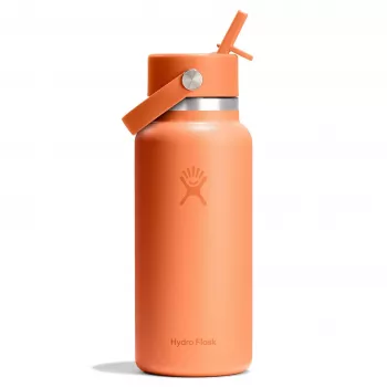 Hydro Flask 946ml Wide Flex Straw Cap 32OZ Nectar naranja
