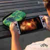 Hyperkin M07541-MTCN Funda rígida, verde, multicolor, PEVA, para Nintendo Switch Lite, antichoque, resistente al agua, bolsa de transporte