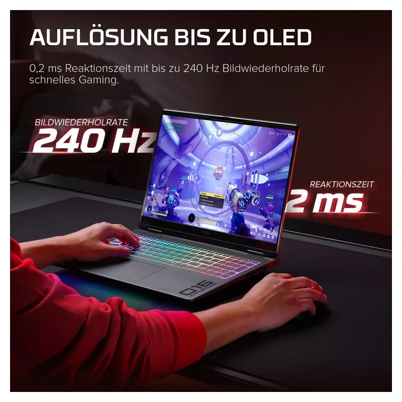 HyperX OMEN 16-ak1091ng Portátil gaming de 16 pulgadas, AMD Ryzen AI 9 HX 475, 32GB RAM, 1TB SSD, NVIDIA GeForce RTX 5080, Windows 11 Home