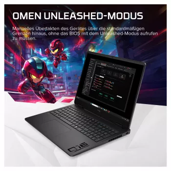 HyperX OMEN 16-ap1071ng portátil gaming, 16,1 inch QHD 165Hz, AMD Ryzen 7 8745HX, 16GB DDR5, 1TB SSD, RTX 5060, Win11 Home, teclado alemán