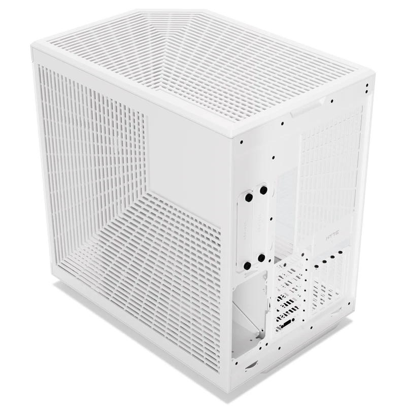 HYTE Y70 Touch caja mid-tower, blanca, pantalla táctil LCD de 14,1 pulgadas, cristal templado, E-ATX/ATX/mATX/Mini-ITX