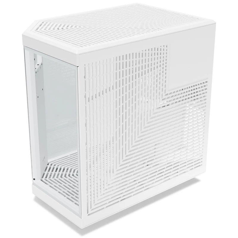 HYTE Y70 Touch caja mid-tower, blanca, pantalla táctil LCD de 14,1 pulgadas, cristal templado, E-ATX/ATX/mATX/Mini-ITX