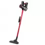 Hyundai VC609 Aspirador escoba y de mano 2 en 1 con cable, 600 W, HEPA, sin bolsa, 0,5 l, negro/rojo