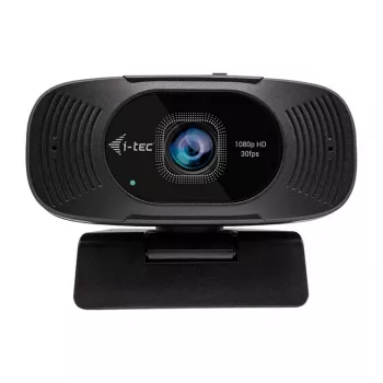 I-TEC Solomon 200 Webcam de negocios Full HD 1080p con doble micrófono y obturador de privacidad