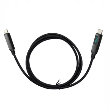 I-TEC Cable Thunderbolt 4/USB4 Class Pro de 240W con LCD 40 Gbps 150 cm