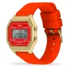 ICE Sunset reloj de cuarzo unisex 32 mm esfera degradado rosa/naranja/amarillo correa de silicona rosa neón 100 m resistente al agua