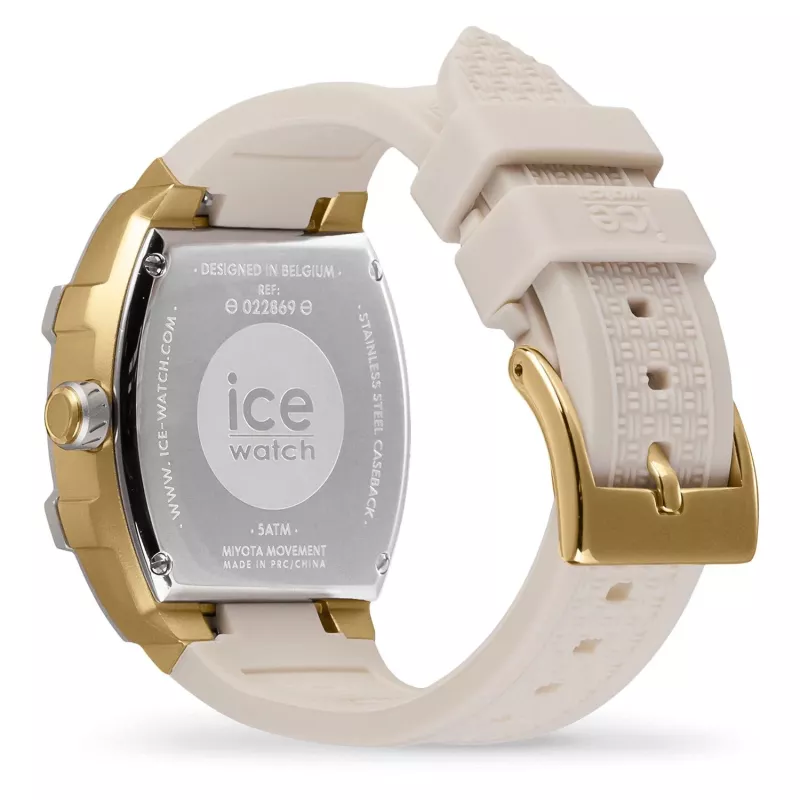 Reloj de mujer ICE 22869 (35 mm) - silicona rosa, cuarzo analógico, 10 ATM