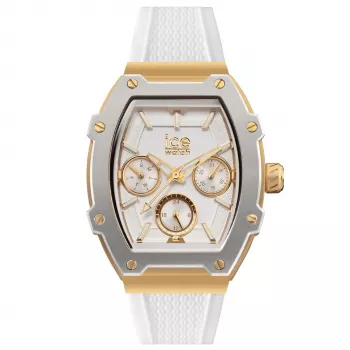 ICE Reloj de mujer 22871 (35mm) - Pulsera de silicona rosa, movimiento de cuarzo japonés, 10 ATM