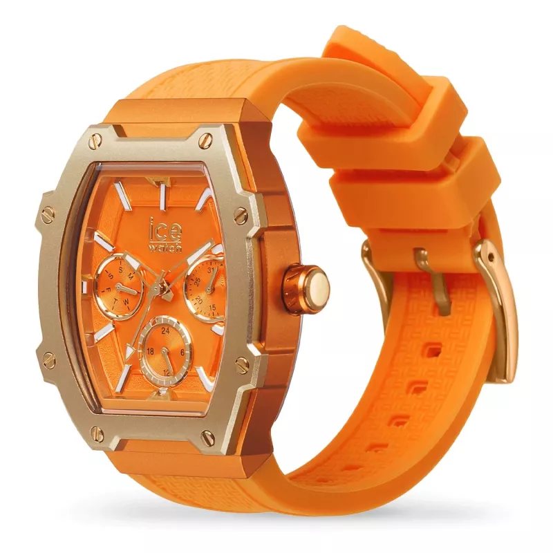 ICE Reloj de mujer 23287 (35mm) - Correa de silicona rosa, cuarzo analógico, 10 ATM sumergible
