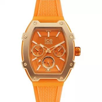 ICE Reloj de mujer 23287 (35mm) - Correa de silicona rosa, cuarzo analógico, 10 ATM sumergible
