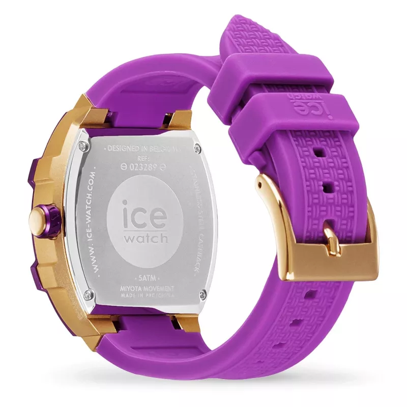Reloj de mujer ICE 23289 (35 mm) - silicona rosa - cuarzo analógico - resistente al agua 10 ATM
