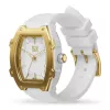 ICE reloj para mujer 23318 (36mm) – correa de silicona rosa, analógico de cuarzo, resistente al agua 10 ATM