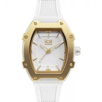 ICE reloj para mujer 23318 (36mm) – correa de silicona rosa, analógico de cuarzo, resistente al agua 10 ATM