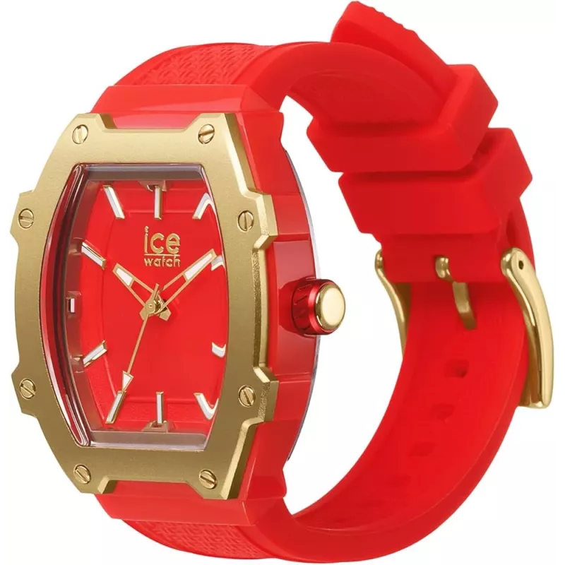 ICE reloj para mujer 23320 (36mm) – correa de silicona rosa, analógico de cuarzo