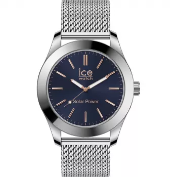 ICE reloj de mujer analógico de cuarzo 23794 (40 mm) – correa de silicona rosa, 10 ATM resistencia al agua