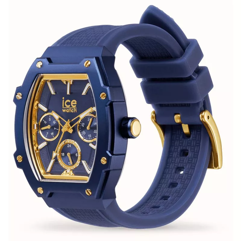 ICE reloj de mujer analógico de cuarzo 23802 (45mm) – correa de silicona blanca