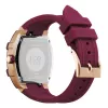 ICE Reloj de mujer 23806 (45mm) - Correa de silicona rosa, cuarzo analógico, 10 ATM sumergible