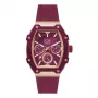 ICE Reloj de mujer 23806 (45mm) - Correa de silicona rosa, cuarzo analógico, 10 ATM sumergible