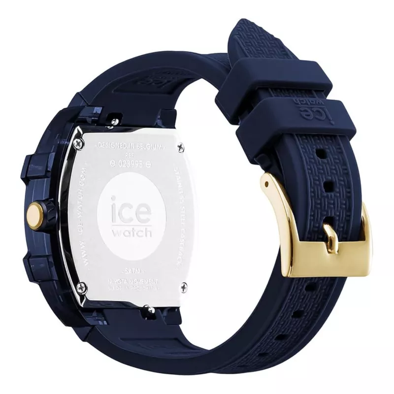 ICE Reloj de mujer 23995 45mm Rosa cuarzo analógico Ice-Ramic correa de silicona 10 ATM