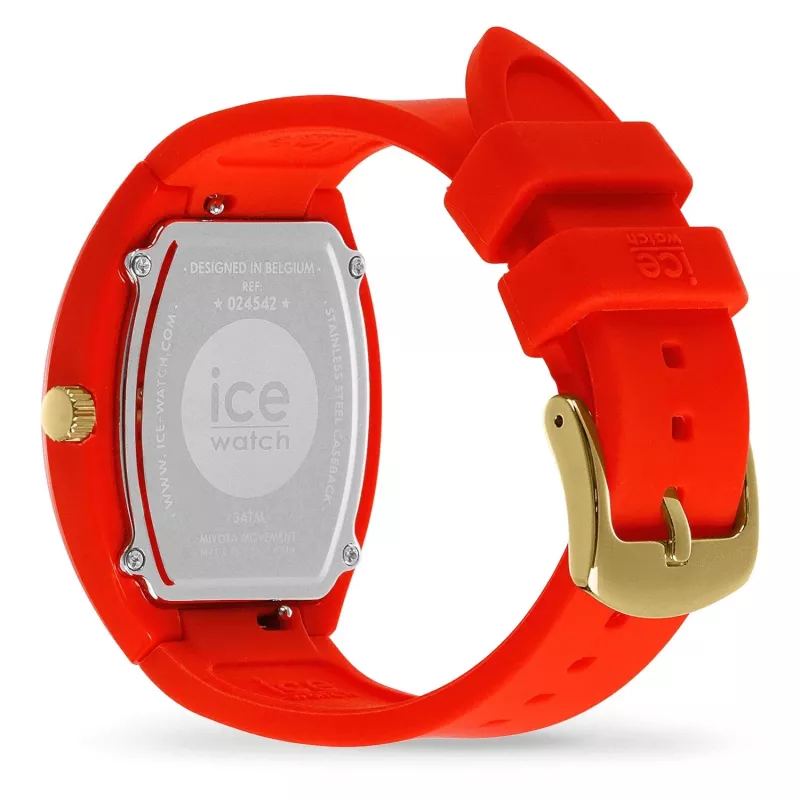 ICE reloj para mujer 24542 (45mm) – correa de silicona blanca, mecanismo de cuarzo