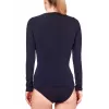 Camiseta interior de manga larga con cuello redondo Icebreaker 103194001 mujer de mezcla de lana merino - talla M