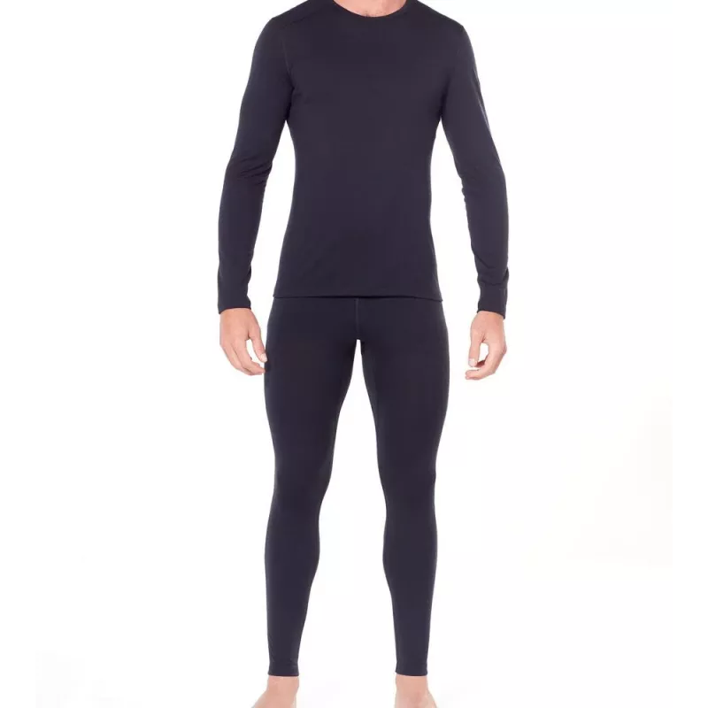 Icebreaker 200 Oasis L/S Crewe - Negro