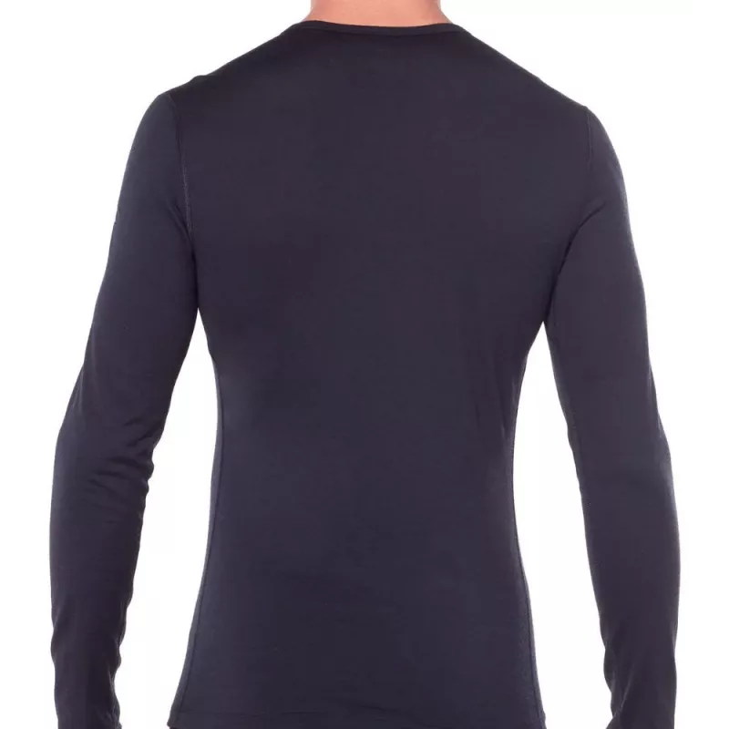 Icebreaker 200 Oasis L/S Crewe - Negro